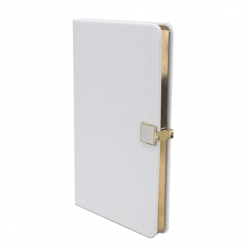 White & Gold Notebook